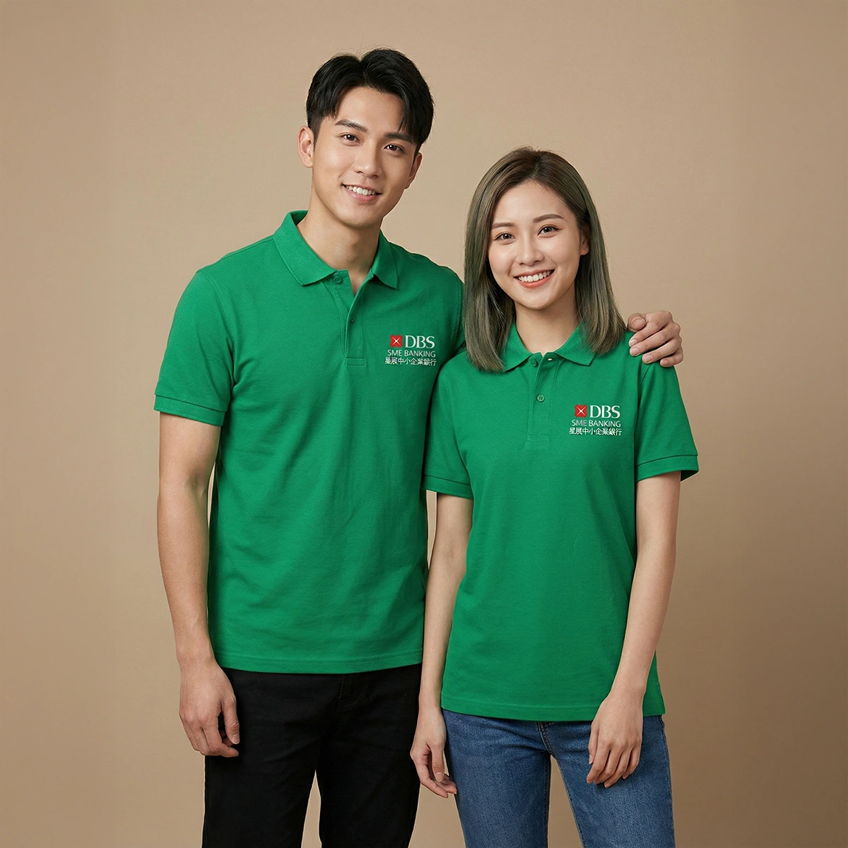 公司 Polo Shirt Logo 印製作品