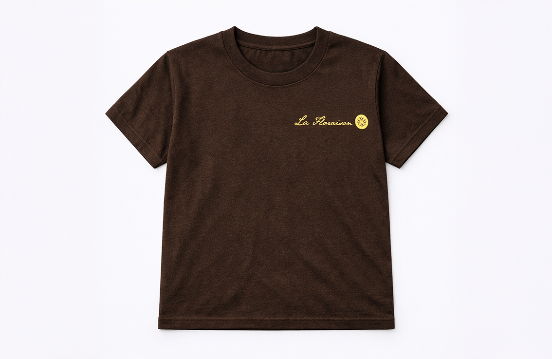 團體 Tee 絲印作品 07，平鋪成品展示