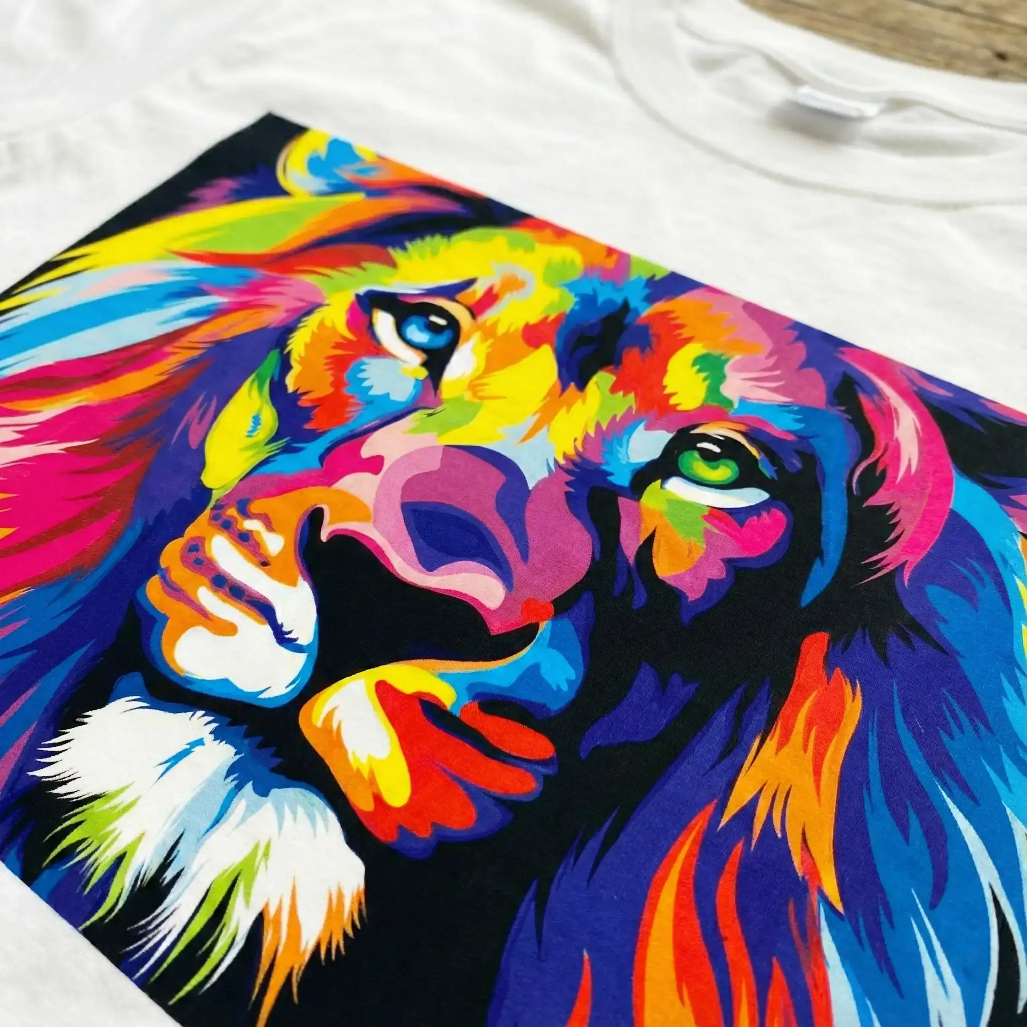 數碼打印 DTG 全彩圖案 T-Shirt 印刷效果