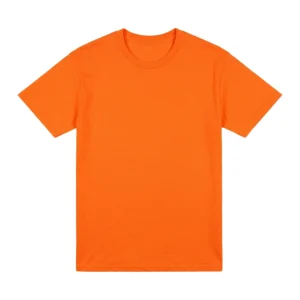 TS002 180g 全棉 T-Shirt 螢光橙色