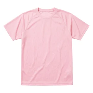 TS006 150g 運動快乾 T-Shirt 淺粉色