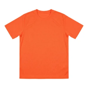 TS006 150g 運動快乾 T-Shirt 螢光橙色