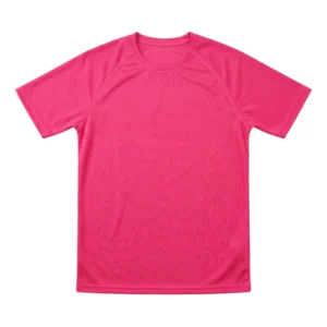 TS006 150g 運動快乾 T-Shirt 玫紅色
