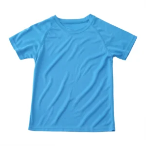 TS006 150g 運動快乾 T-Shirt 湖藍色