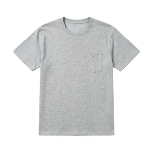 TS017 210g 全棉 口袋T-Shirt 麻灰