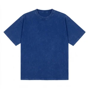 TS042 250g 全棉重磅雪花 T-Shirt 暗藍