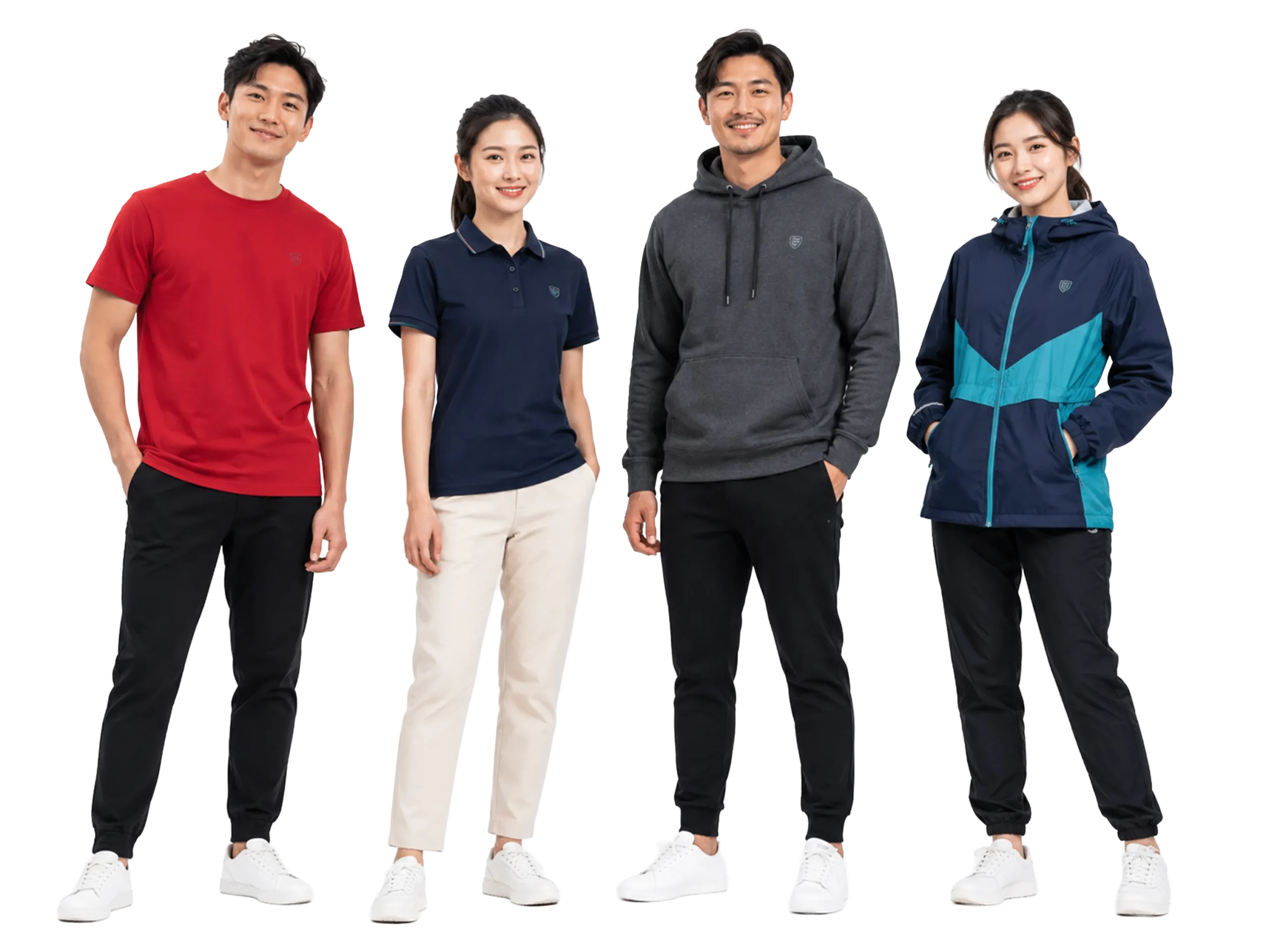 香港團體服作品案例，包括訂製 T-Shirt、Polo Shirt、衛衣及風褸