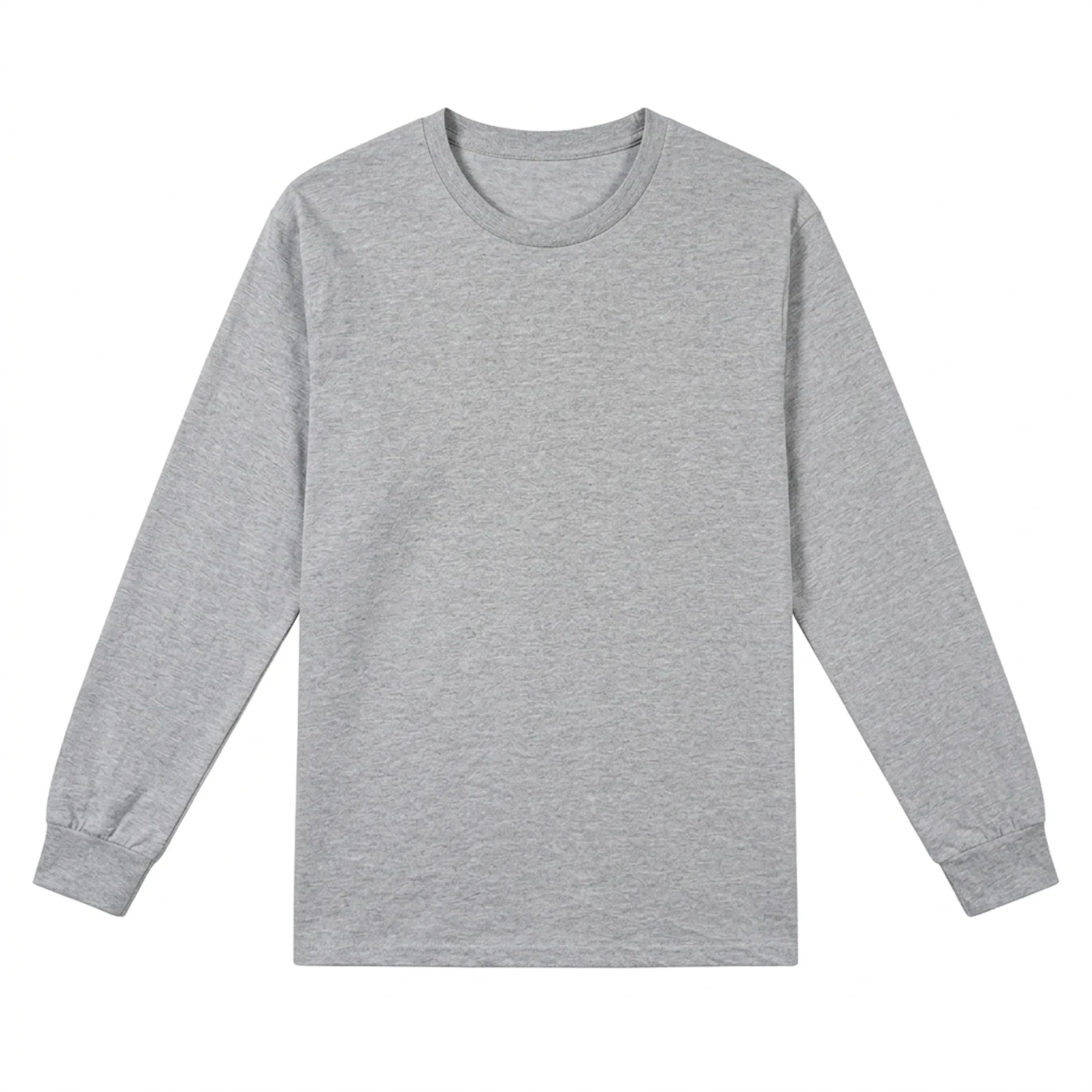 TS013 210g 長袖全棉 T-Shirt 正面