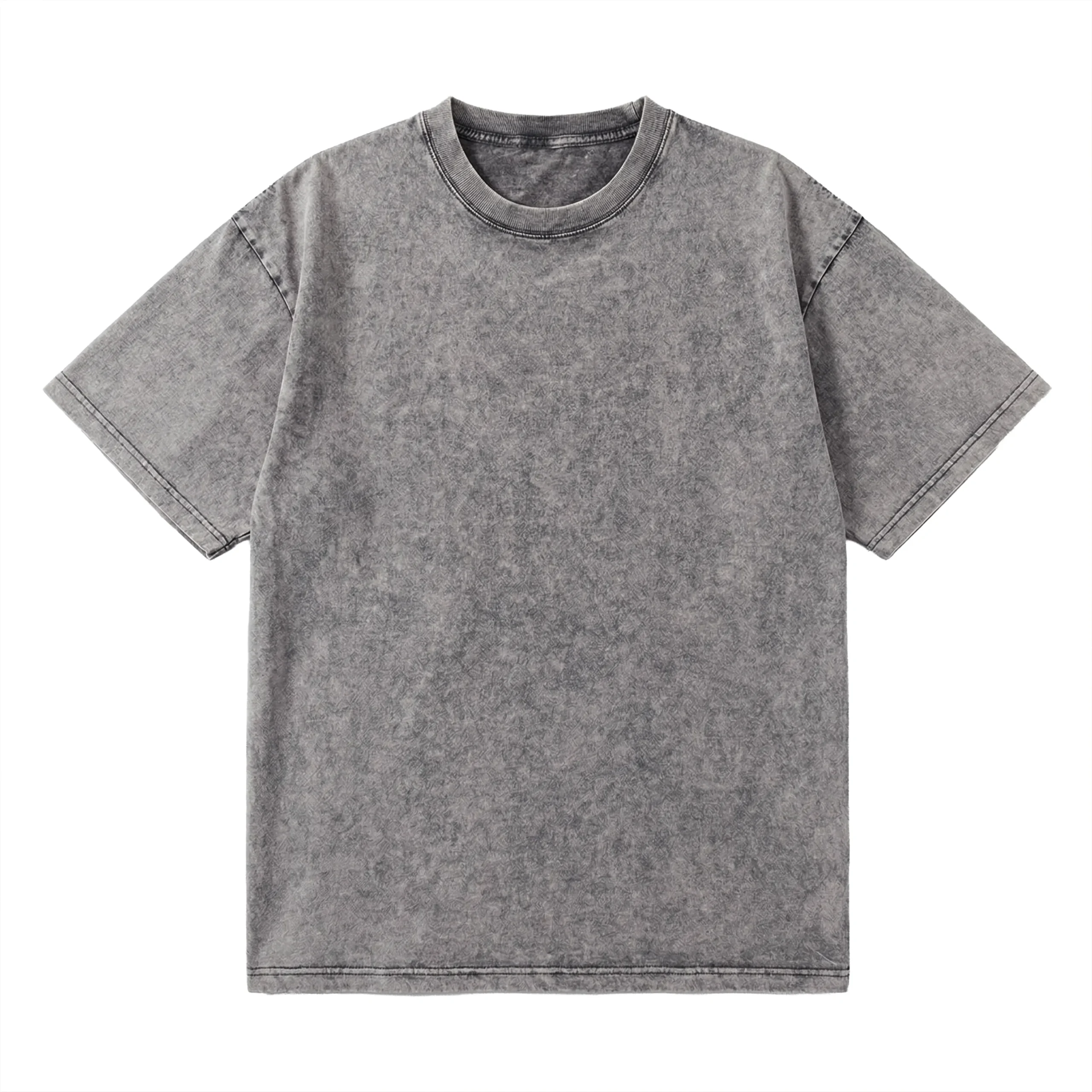 TS042 250g 復古水洗重磅 T-Shirt 正面